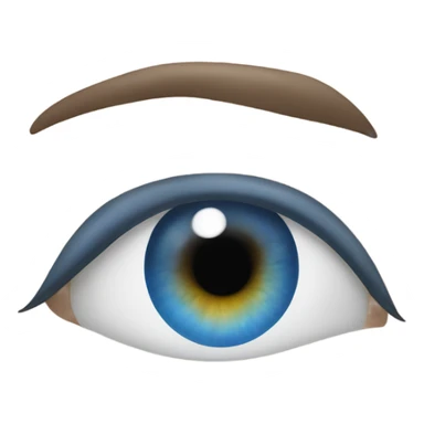 blue Eye, eyebrow sticker