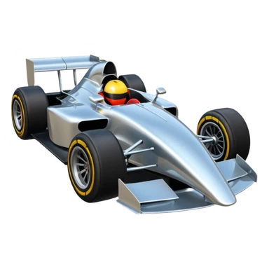 Un auto estilo formula uno sticker