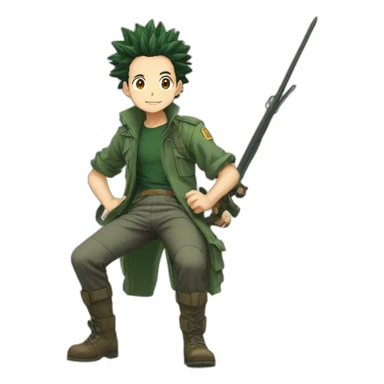 Gon dans l’anime Hunter Hunter sticker