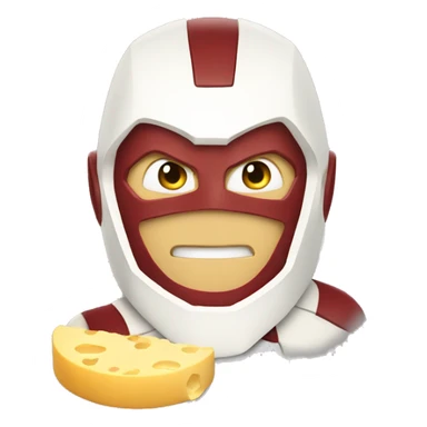 The flash eating cheese sticker