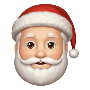 Papai noel rosto  sticker