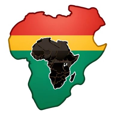 Africa-flag sticker