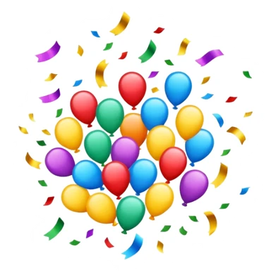 SUCCESS CONFETTI sticker