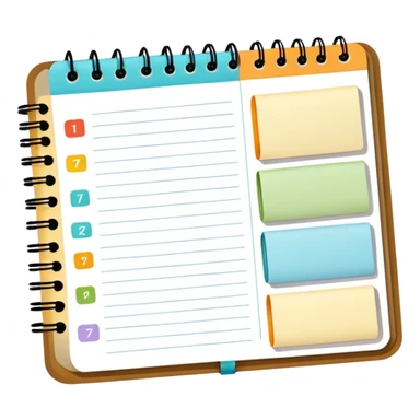 daily planner agenda sticker