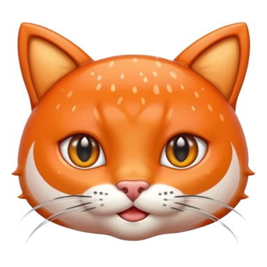 make a salmon with cat ears sticker