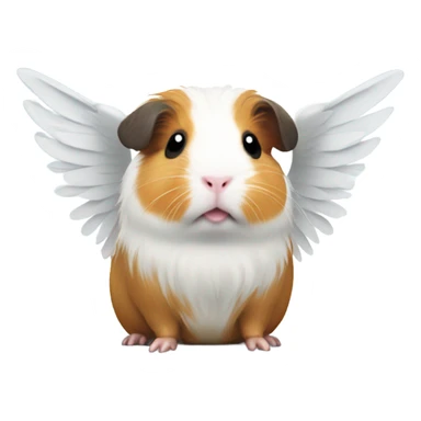 Guinea pig angel sticker