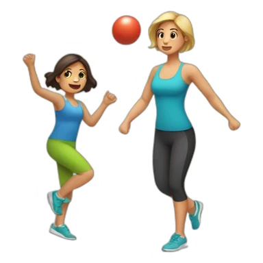 A parent trying to juggle fitness and a toddler sticker