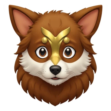 loki god of mischief as a dog. dynamic pose sticker