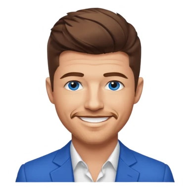 Robin Thicke brown hair, blue eyes sticker