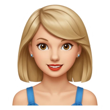 Taylor Swift smile sticker