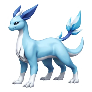 Lugia-suicune-Glaceon-hybrid, full body sticker