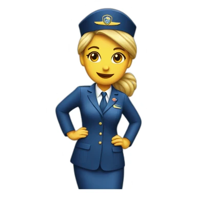 air hostess sticker