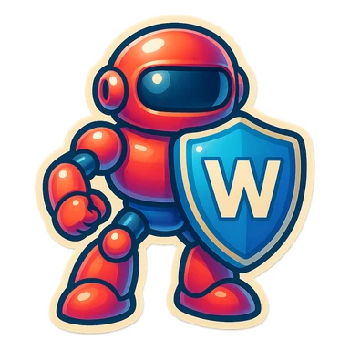 Lets do something else now. can you show me a iWexie shield robot sticker