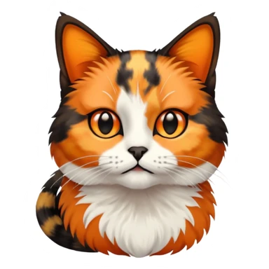 Tortoiseshell cat sticker