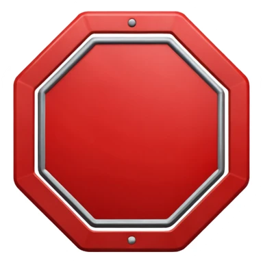 stop sign sticker