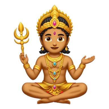 Create god murugan om emoji sticker