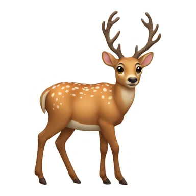 Deer sticker