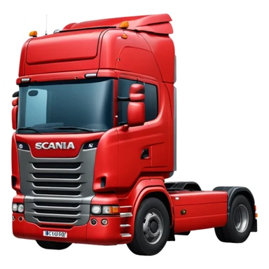 грузовик scania sticker