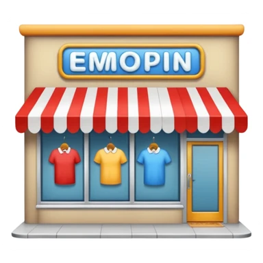 clothing store on the street sticker