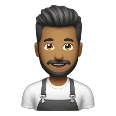 tondeuse barber sticker