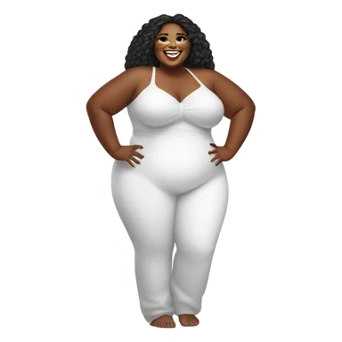 Fat lizzo sticker