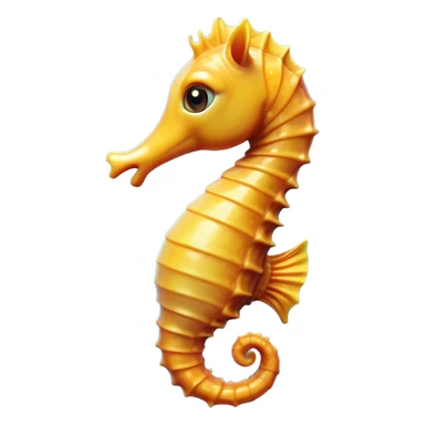 Cinematic Comical Sea Horse Portrait Emoji, Head tilted dramatically with an exaggeratedly amused expression, featuring a delicately curved seahorse with a whimsically coiled tail and wide, comically expressive eyes full of playful disbelief, Simplified yet hilariously expressive features, highly detailed, glowing with a slightly sassy aquatic glow, high shine, dramatic yet playful, stylized with an air of quirky marine mischief, soft glowing outline, capturing the essence of a meme-worthy seahorse that looks ready to drift its way into viral fame! sticker