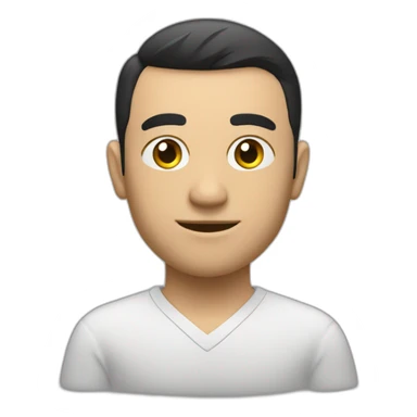 Kerem inan with trading monitor behind sticker