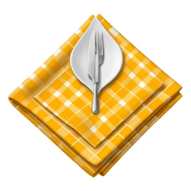 patterned napkin sticker