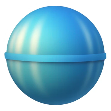 core of a blue sphere sticker