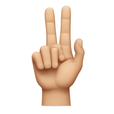 Index finger on each hand rubbingtogether sticker