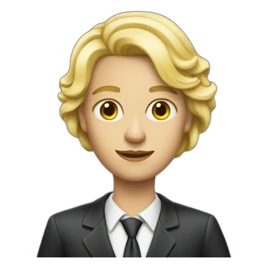 lawyer blond sticker