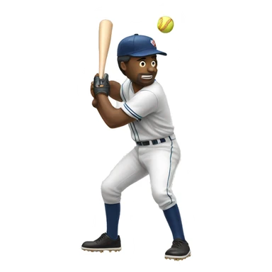 man throw baseball sticker