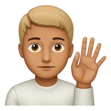 Man no decision gesture sticker