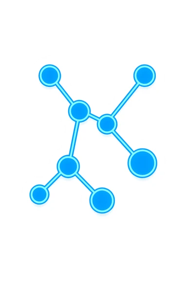 MOLECOLA CHIMICA BLU ELETTRICO sticker