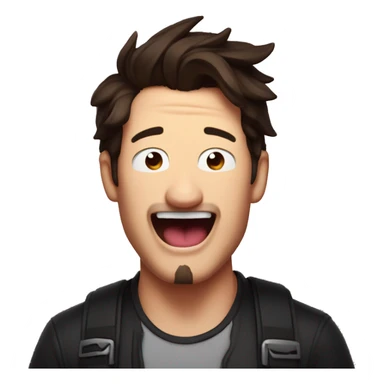 Markiplier with his tongue out sticker