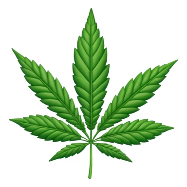 Hoja de la marihuana sticker