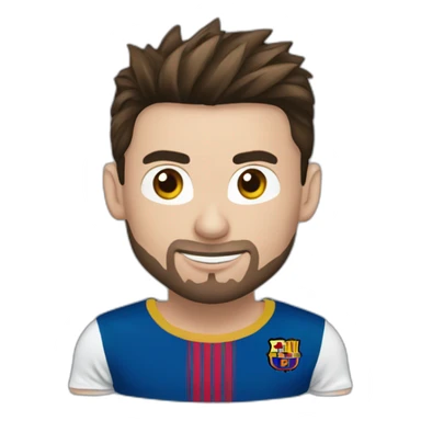 Messi et Ronaldo qui s’enmbrasse sticker
