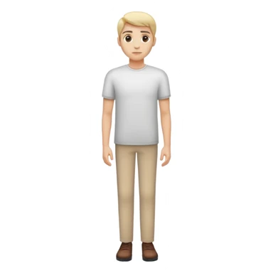 Person with excellent posture standing tall and straight sticker