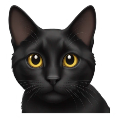 Black cat named molly sticker