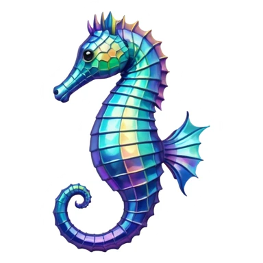 Sea horse sticker