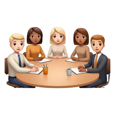 online cozy meeting sticker
