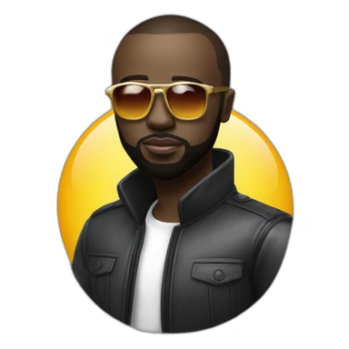 Maître gims canne d’aveugle sticker