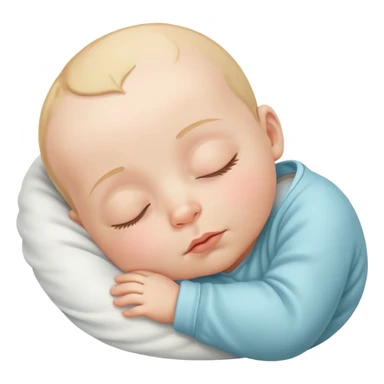 Cute baby sleep sticker