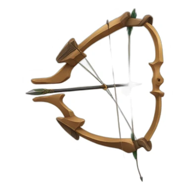 bow and arrows sticker