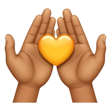 Two hands opening sticker