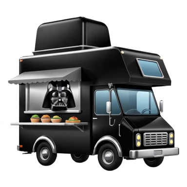 Darth Vader’s dream house food truck  sticker