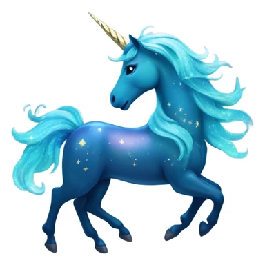 Aquarius unicorn sticker