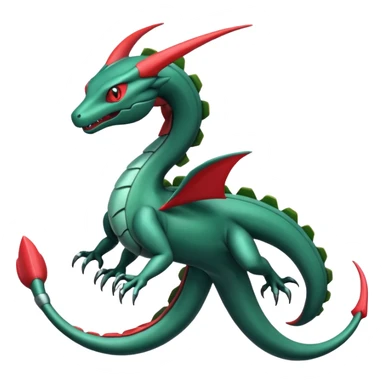 Hydra-Scizor-Salamence-Rayquaza-Zygarde-Salandit-fusion (full body) sticker