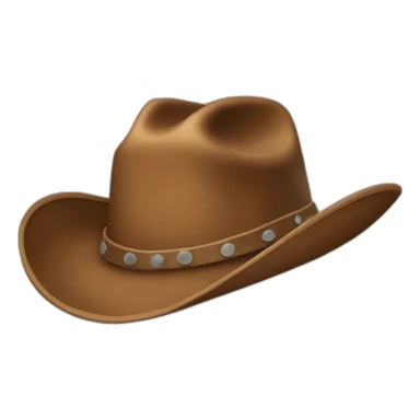 cowboy hat wearing a cowboy hat sticker