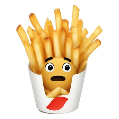 truffle fries sticker